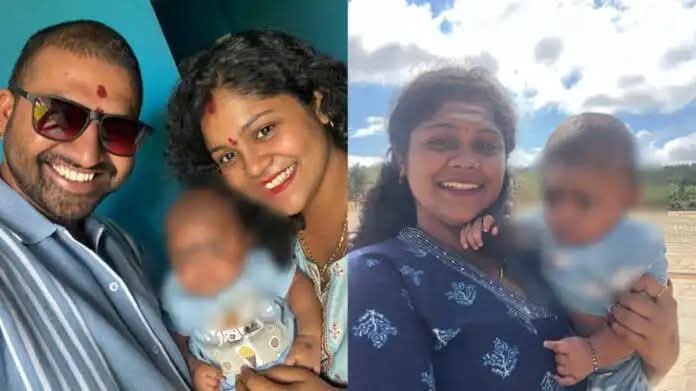 7 ತಿಂಗಳ ಹಸುಗೂಸಿನ ಮುಂದೆಯೇ ತಾಯಿ ಆತ್ಮಹ*ತ್ಯೆ!