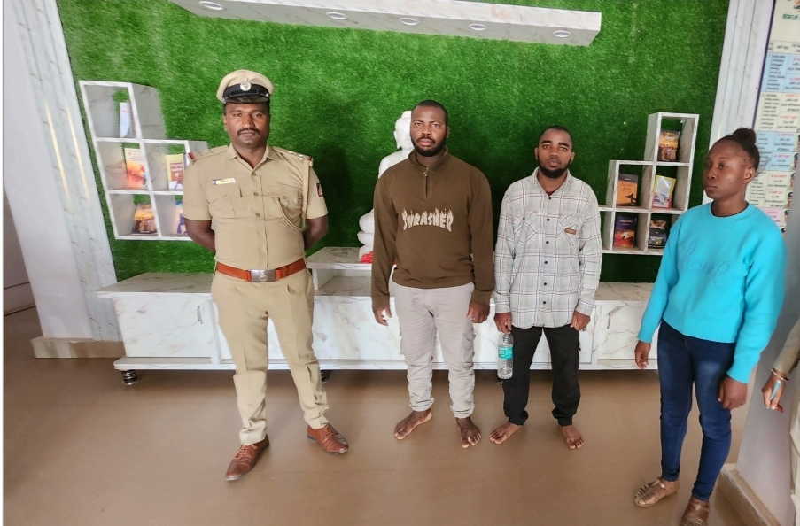 ದೊಡ್ಡಬಳ್ಳಾಪುರದಲ್ಲಿ ಅಕ್ರಮವಾಗಿ ನೆಲೆಸಿದ್ದ ಮೂವರು ನೈಜೀರಿಯನ್ ಪ್ರಜೆಗಳ ವಶಕ್ಕೆ